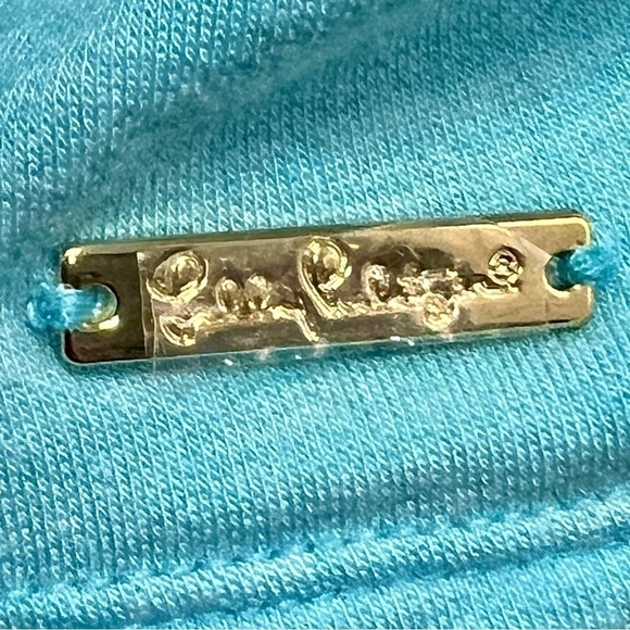 Lilly Pulitzer Belinda Blue Off The Shoulder Modal Blend Top Women’s XS - Picture 12 of 15